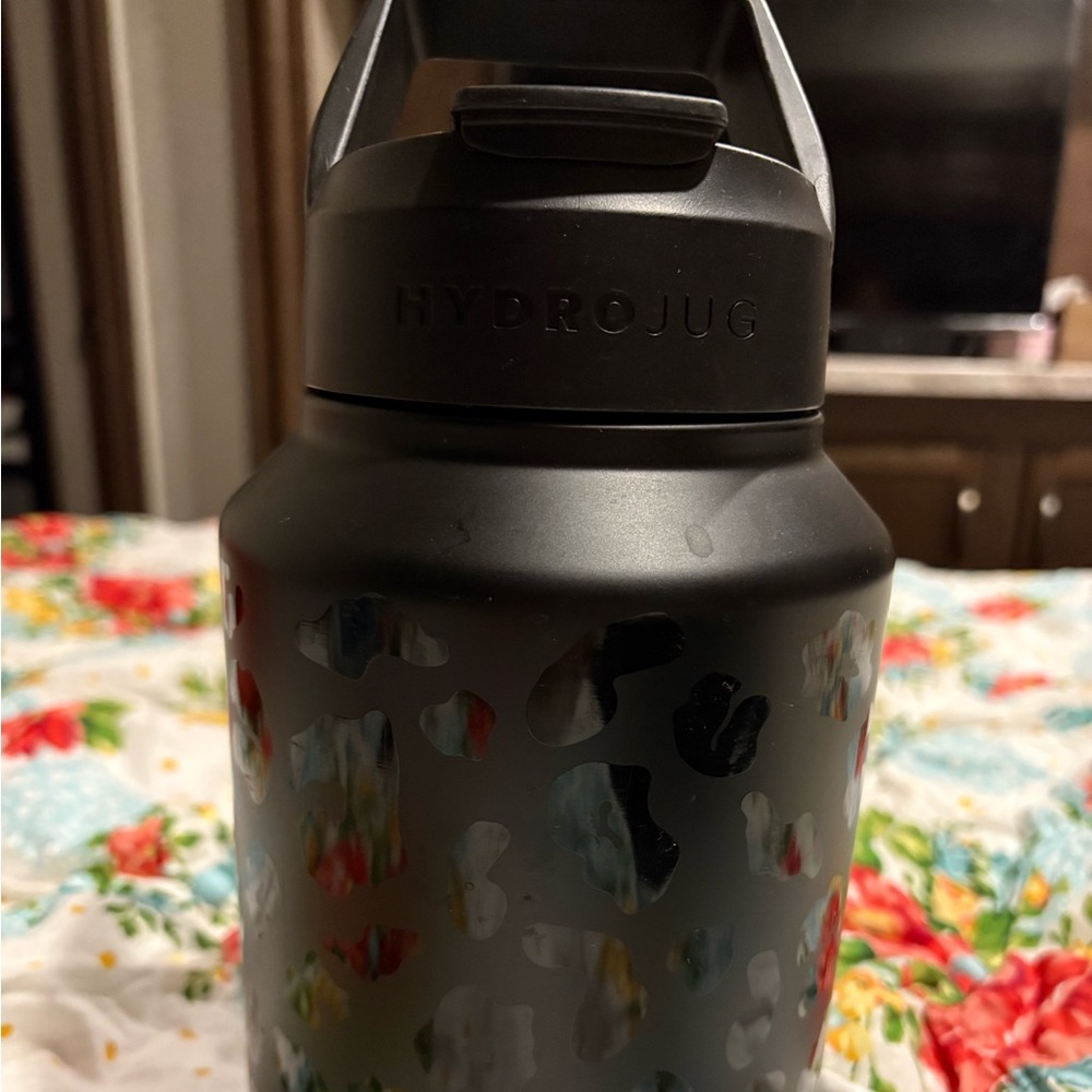 HydroJug Black Stainless Steel Water Bottle